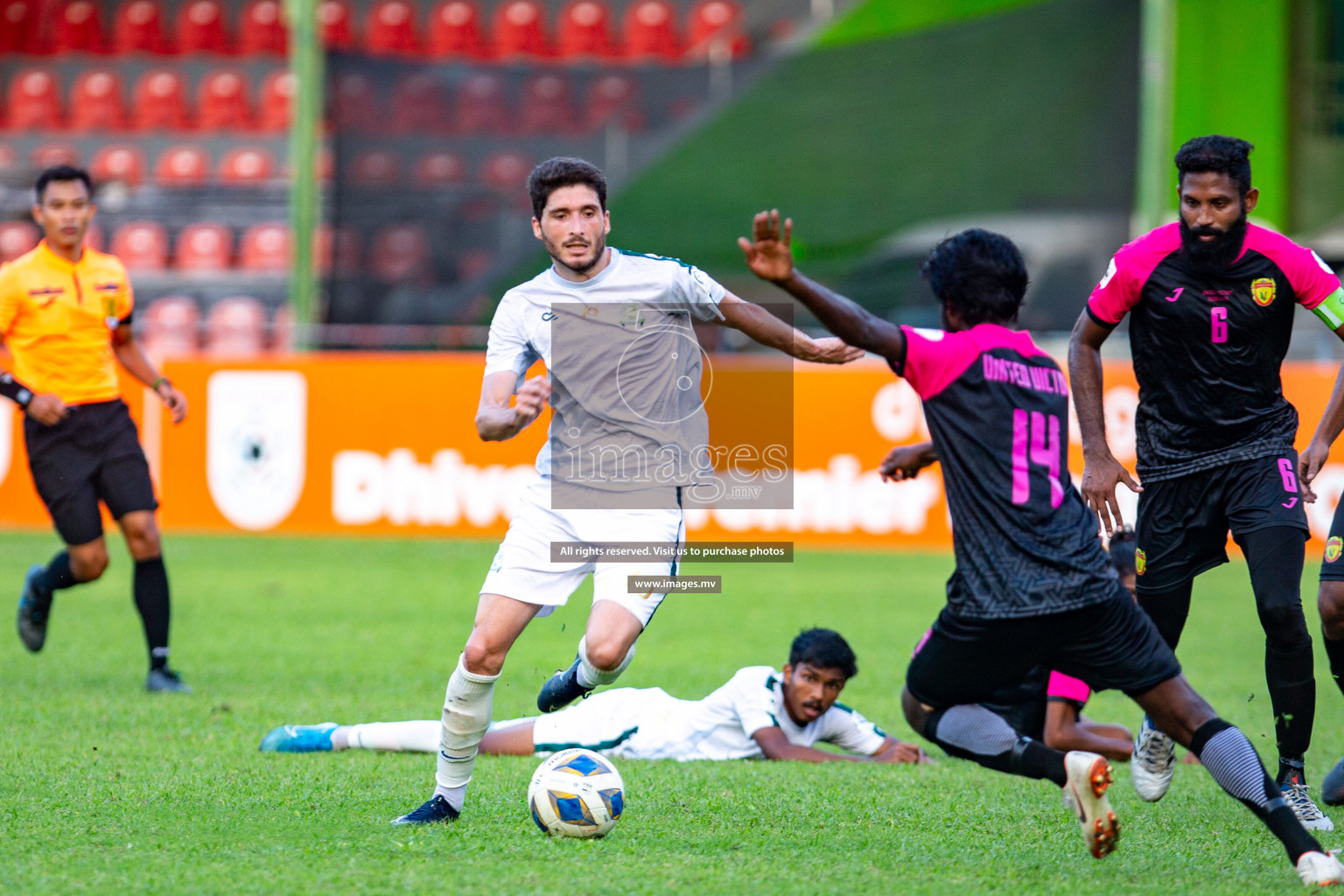 Green Streets vs United Victory in Dhiraagu Dhivehi Premier League 2020-21 on 26 December 2020 held in Male', Maldives
