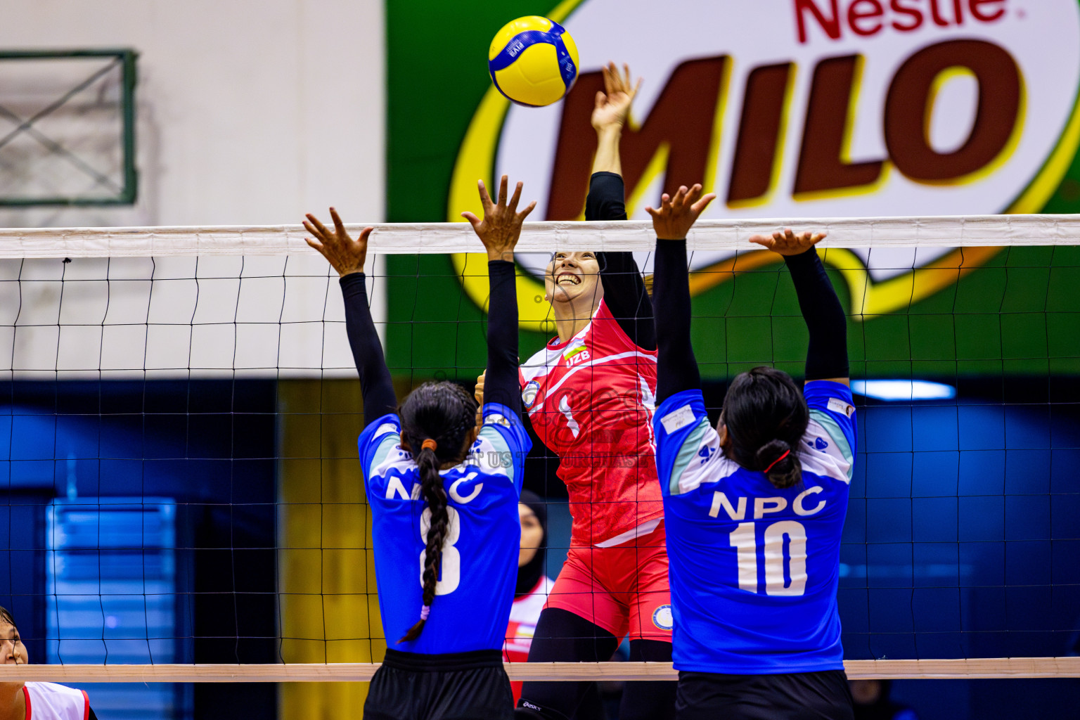 Nepal Police Club vs Humo VC in the Final of CAVA Woman's Volleyball Club Championship 2024 was held in Social Center, Male', Maldives on Saturday, 21st September 2024. Photos: Nausham Waheed / images.mv