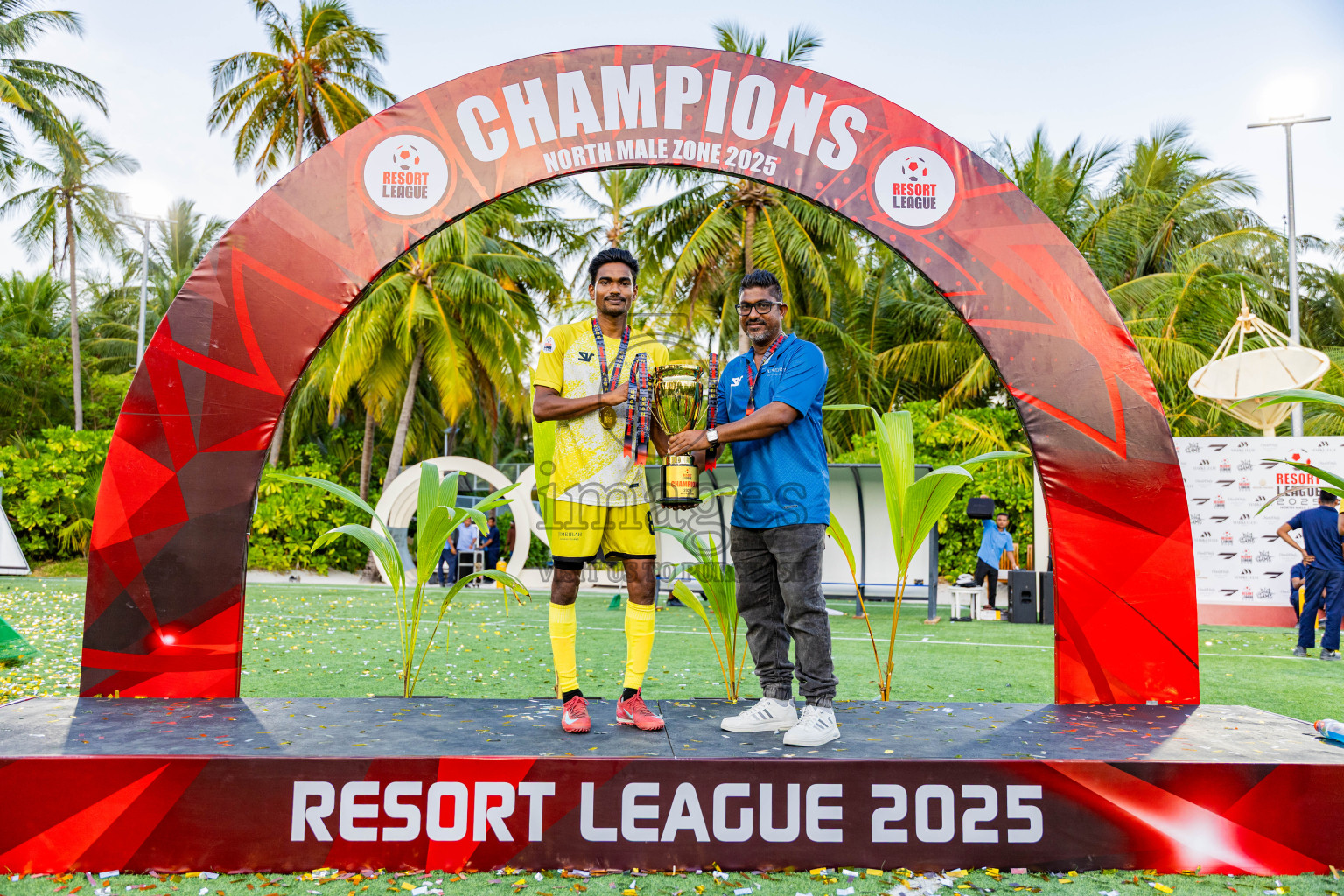 Jumeirah vs Varu in Final of Resort League 2025 (North Male Zone) was held on Saturday, 27th September 2025 in One And Only Reethi Rah Maldives Resort, Photos: Areef Adam / images.mv