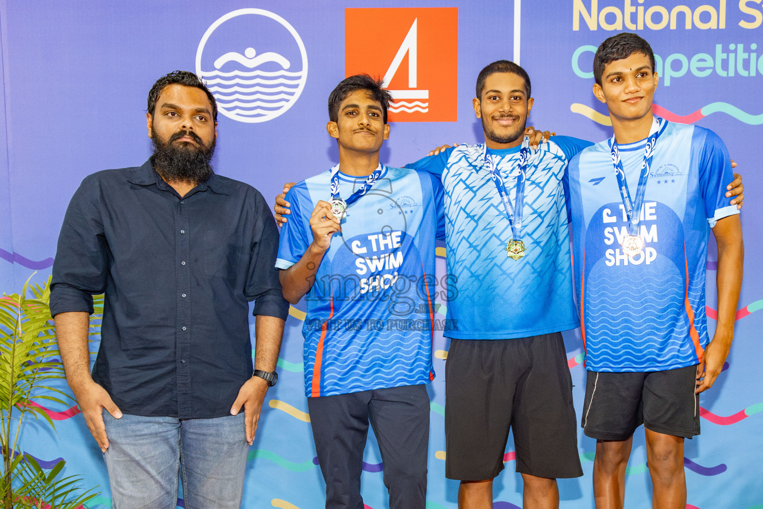 Day 5 of National Swimming Competition 2024 held in Hulhumale', Maldives on Tuesday, 17th December 2024. Photos: Hassan Simah / images.mv