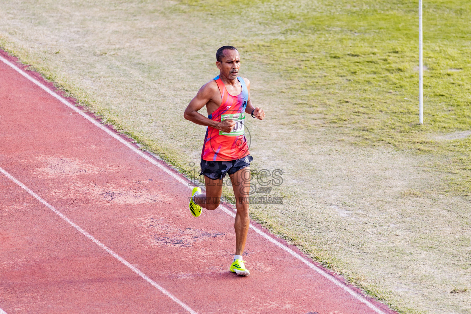 Day 1 of National Athletics Championship 2025 was held at Ekuveni Running Ground in Male', Maldives on Thursday, 14th August 2025. Photos: Areef Adam / images.mv