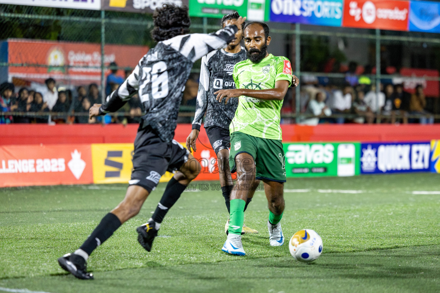 F Bilehdhoo VS F Feeali in Day 21 of Golden Futsal Challenge 2025 was held on Saturday, 25 January 2025, in Hulhumale', Maldives. 
Photos: Hassan Simah / images.mv