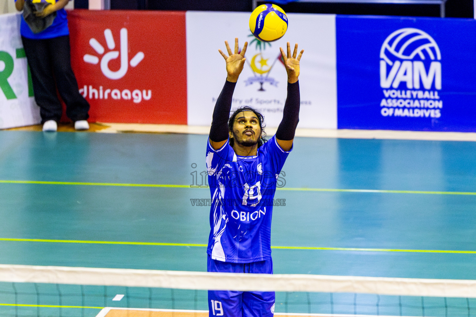 Club HDC vs Dhadimagu Sports & Recreation Club in Semi Finals of MILO VAM Cup 2025 held in Male', Maldives on Tuesday, 1st July 2025 at Social Center Indoor Hall Photos By: Nausham Waheed / images.mv