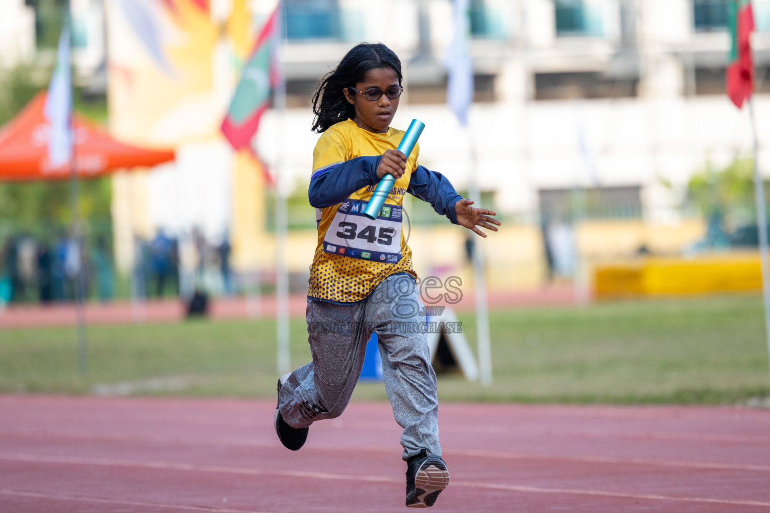 Day 5 of MWSC Interschool Athletics Championships 2024 held in Hulhumale Running Track, Hulhumale, Maldives on Wednesday, 13th November 2024. Photos by: Ismail Thoriq / Images.mv