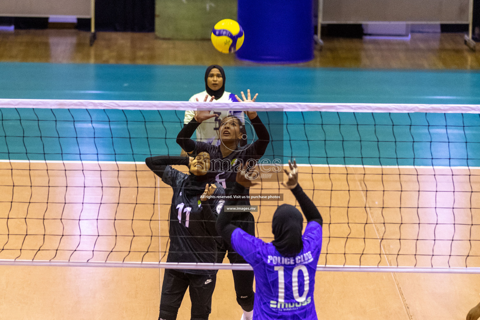 Volleyball Association Cup 2022-Women's Division-Match Day 5 was held in Male', Maldives on Friday, 27th May 2022 at Social Center Indoor Hall Photos By: Ismail Thoriq/images.mv