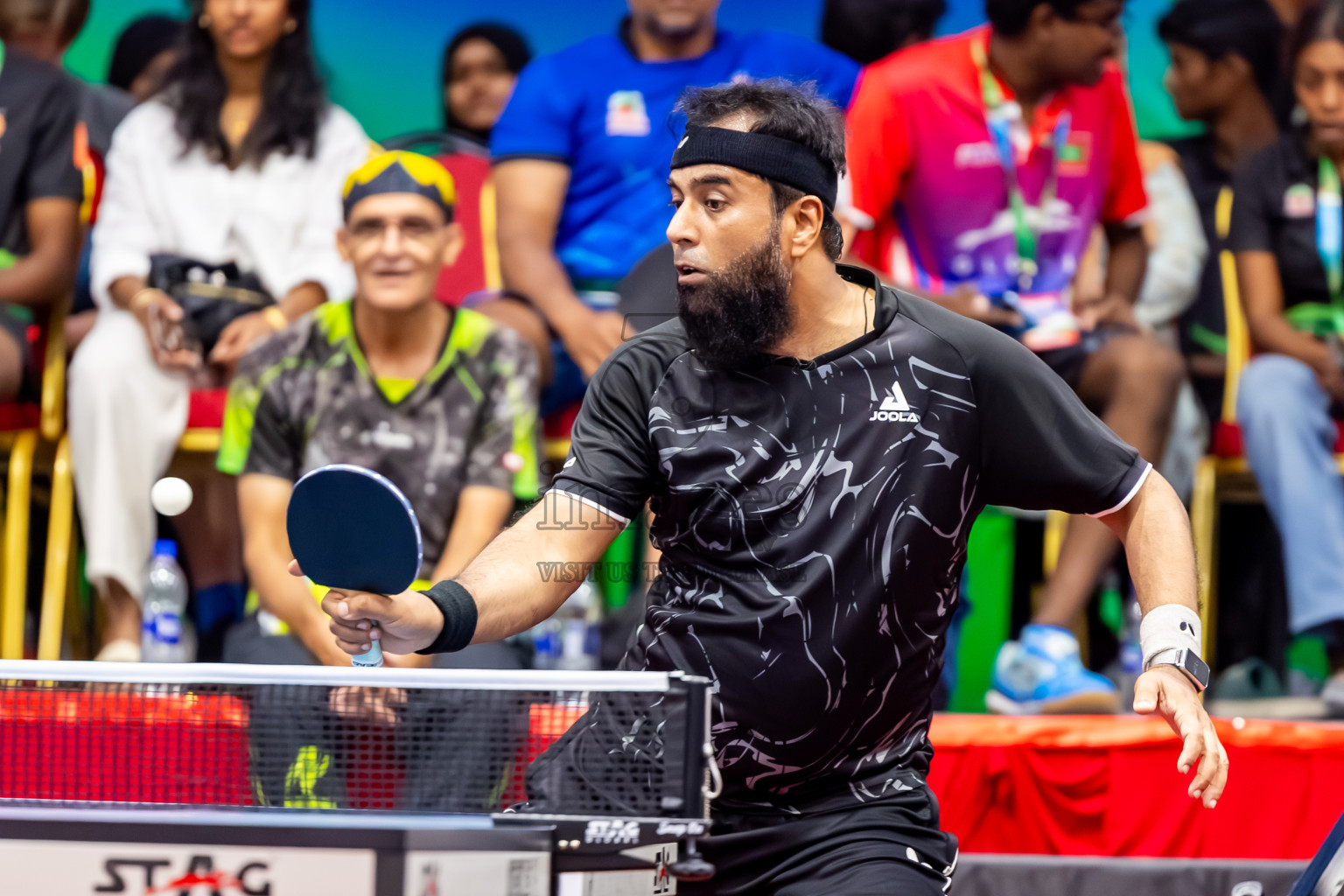 Day 1 of 1st Thoddoo Masters Table Tennis Tournament was held on Thursday, 21st August 2025 in AA Thoddoo, Maldives. Photos: Nausham Waheed / images.mv