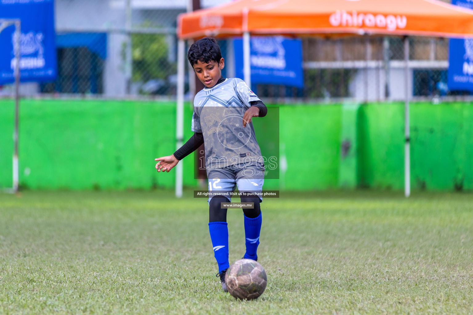 Day 2 of Nestle kids football fiesta, held in Henveyru Football Stadium, Male', Maldives on Thursday, 12th October 2023 Photos: Ismail Thoriq / Images.mv