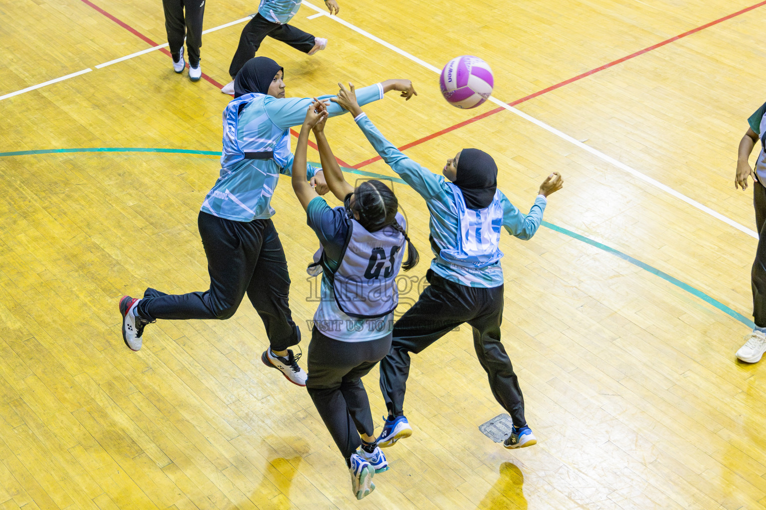 Day 14 of 26th Inter-School Netball Tournament 2025 was held in Social Center Indoor Hall on Tuesday, 4th November 2025. Photos: Areef Adam / images.mv