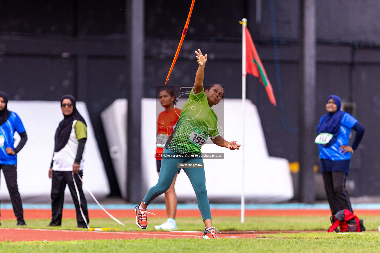 Day 2 of National Athletics Championship 2023 was held in Ekuveni Track at Male', Maldives on Friday, 24th November 2023. Photos: Nausham Waheed / images.mv