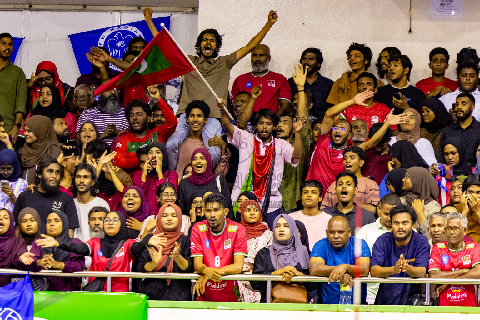 Final of CAVA Woman's Volleyball Challenge Cup 2024 was held in Social Center, Male', Maldives on Wednesday, 11th September 2024. Photos: Nausham Waheed / images.mv