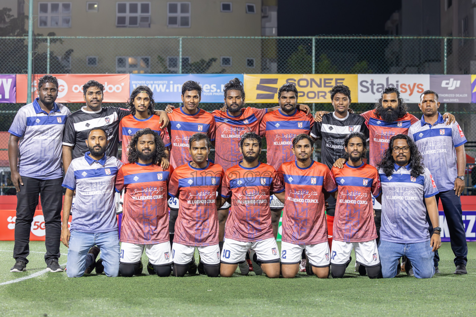 HDh Nellaidhoo vs HDh Kumundhoo in Day 1 of Golden Futsal Challenge 2025 on Sunday, 5th January 2025, in Hulhumale', Maldives
Photos: Ismail Thoriq / images.mv