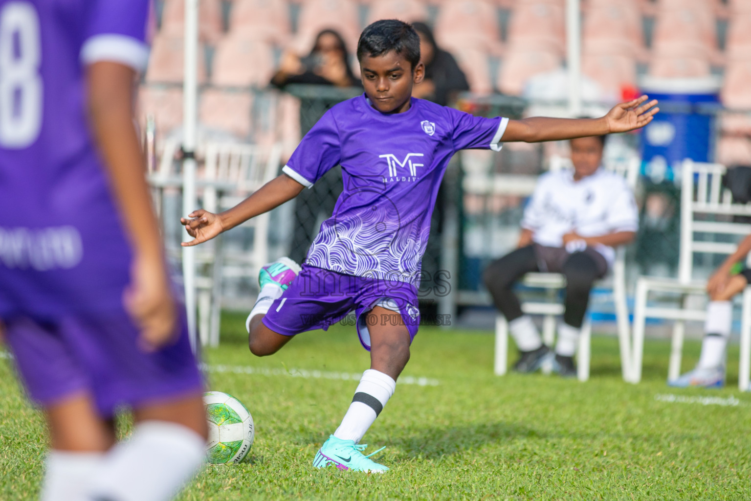 Day 2 of Under 10 MILO Academy Championship 2024 was held at National Stadium in Male', Maldives on Friday, 27th April 2024. Photos: Mohamed Mahfooz Moosa / images.mv