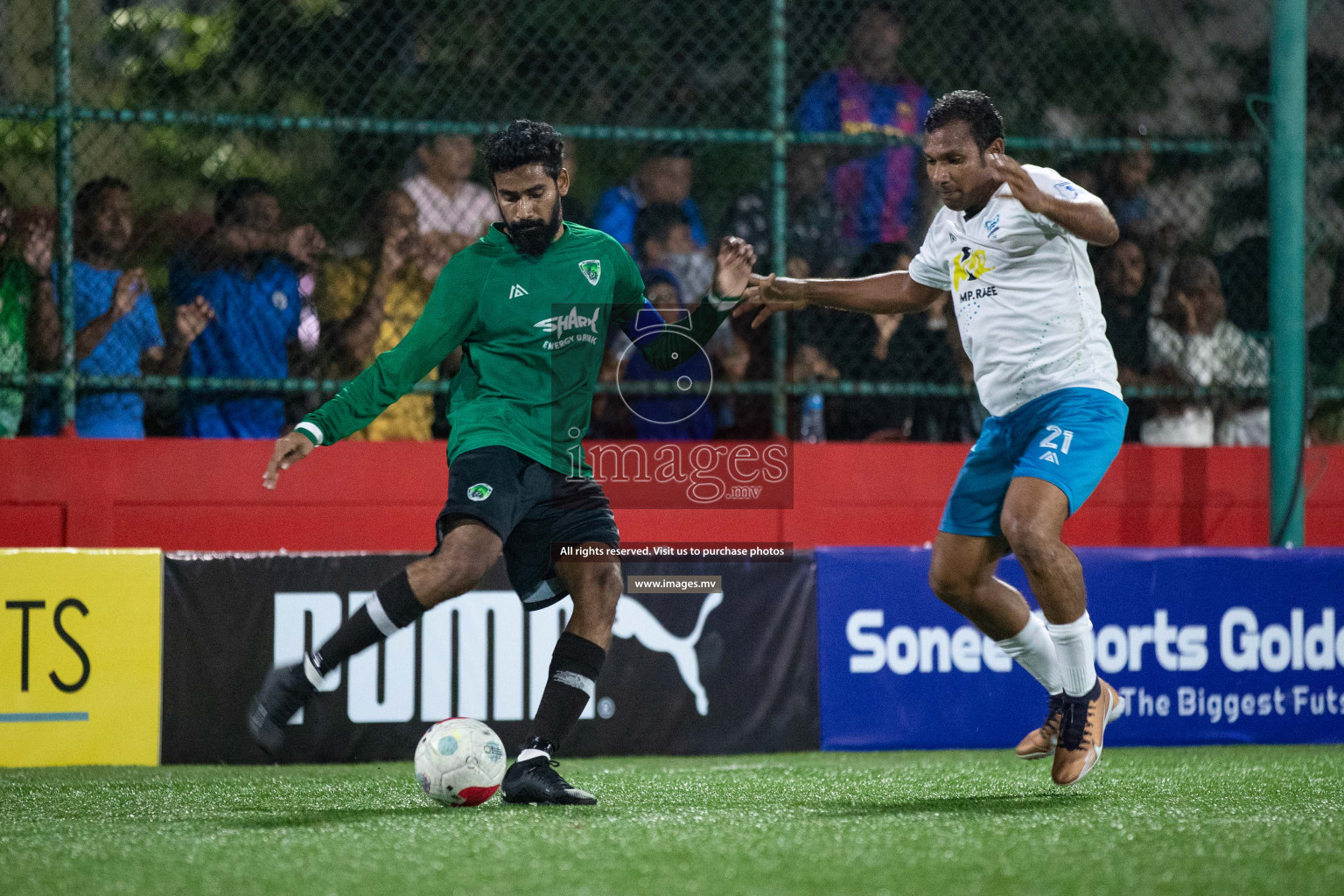 HDh. Finey vs Hdh. Makunudhoo in Day 3 of Golden Futsal Challenge 2023 on 07 February 2023 in Hulhumale, Male, Maldives