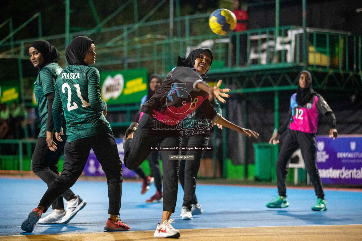 Day 7 of 6th MILO Handball Maldives Championship 2023, held in Handball ground, Male', Maldives on Friday, 26th May 2023 Photos: Nausham Waheed/ Images.mv