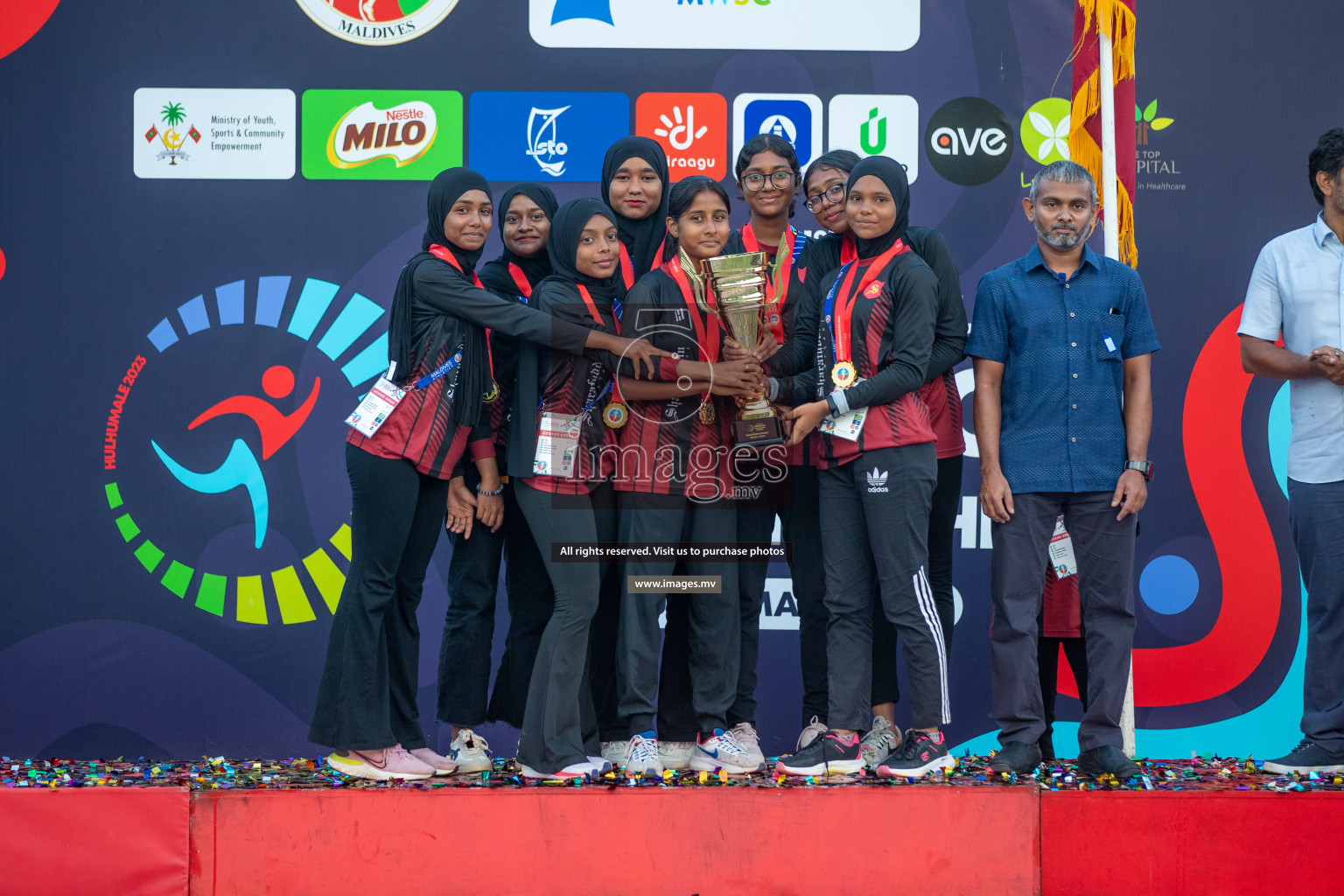 Final Day of Inter School Athletics Championship 2023 was held in Hulhumale' Running Track at Hulhumale', Maldives on Friday, 19th May 2023. Photos: Nausham Waheed / images.mv