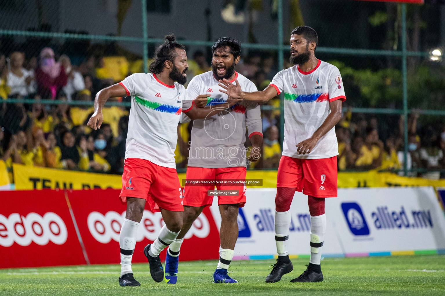 Team FSM Vs Prisons Club in the Semi Finals of Club Maldives 2021 held in Hulhumale, Maldives on 15 December 2021. Photos: Shuu Abdul Sattar / images.mv