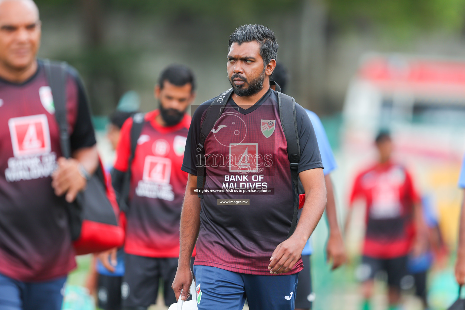 Maldives Practice Sessions on 26 June 2023 before their match in Bangabandhu SAFF Championship 2023 held in Bengaluru Football Ground