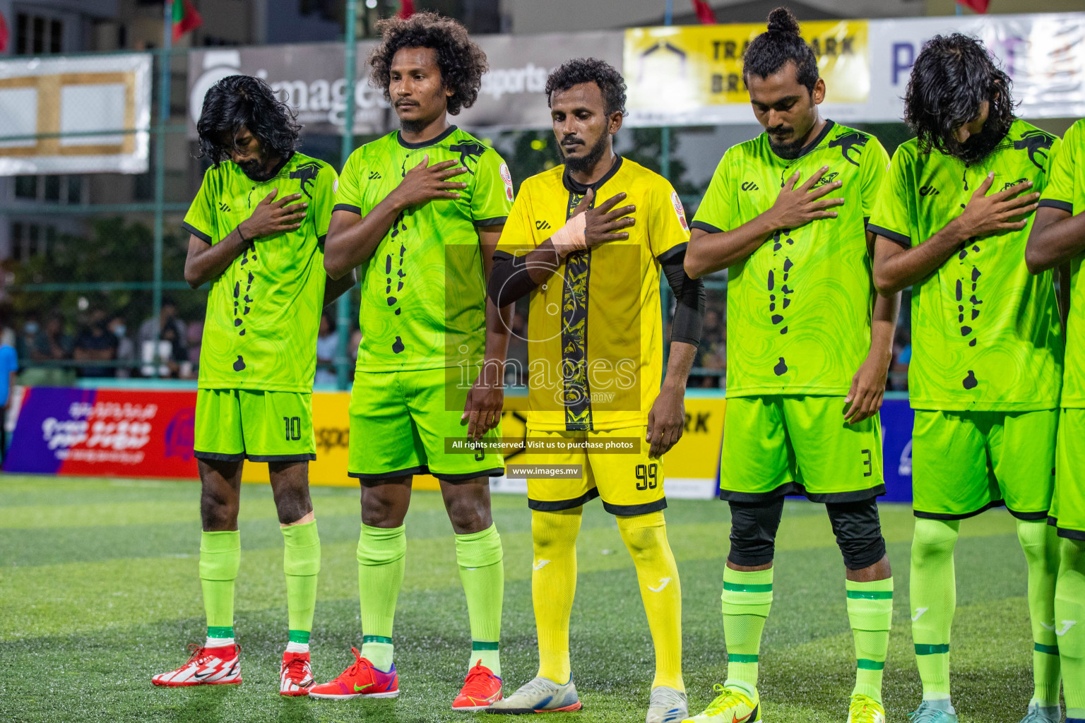 Team FSM Vs Prisons Club in the Semi Finals of Club Maldives 2021 held in Hulhumale, Maldives on 15 December 2021. Photos: Ismail Thoriq / images.mv