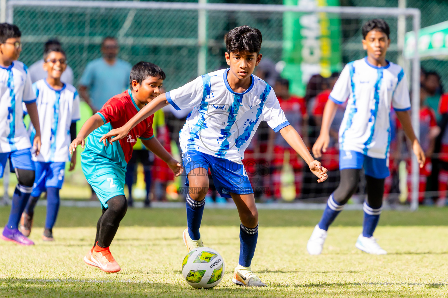 Day 1 of MILO Academy Championship 2025 (U-12) was held at Henveiru Stadium in Male', Maldives on Thursday, 1st May 2025. Photos: Nausham Waheed / images.mv