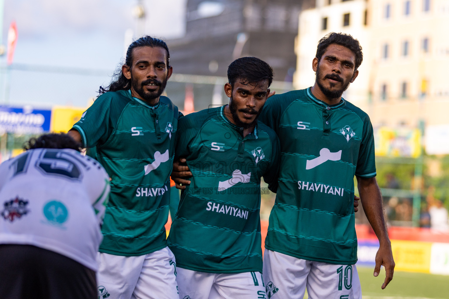 Th. Kinbidhoo vs Th. Vilufushi in Day 6 of Golden Futsal Challenge 2024 was held on Saturday, 20th January 2024, in Hulhumale', Maldives 
Photos: Hassan Simah / images.mv