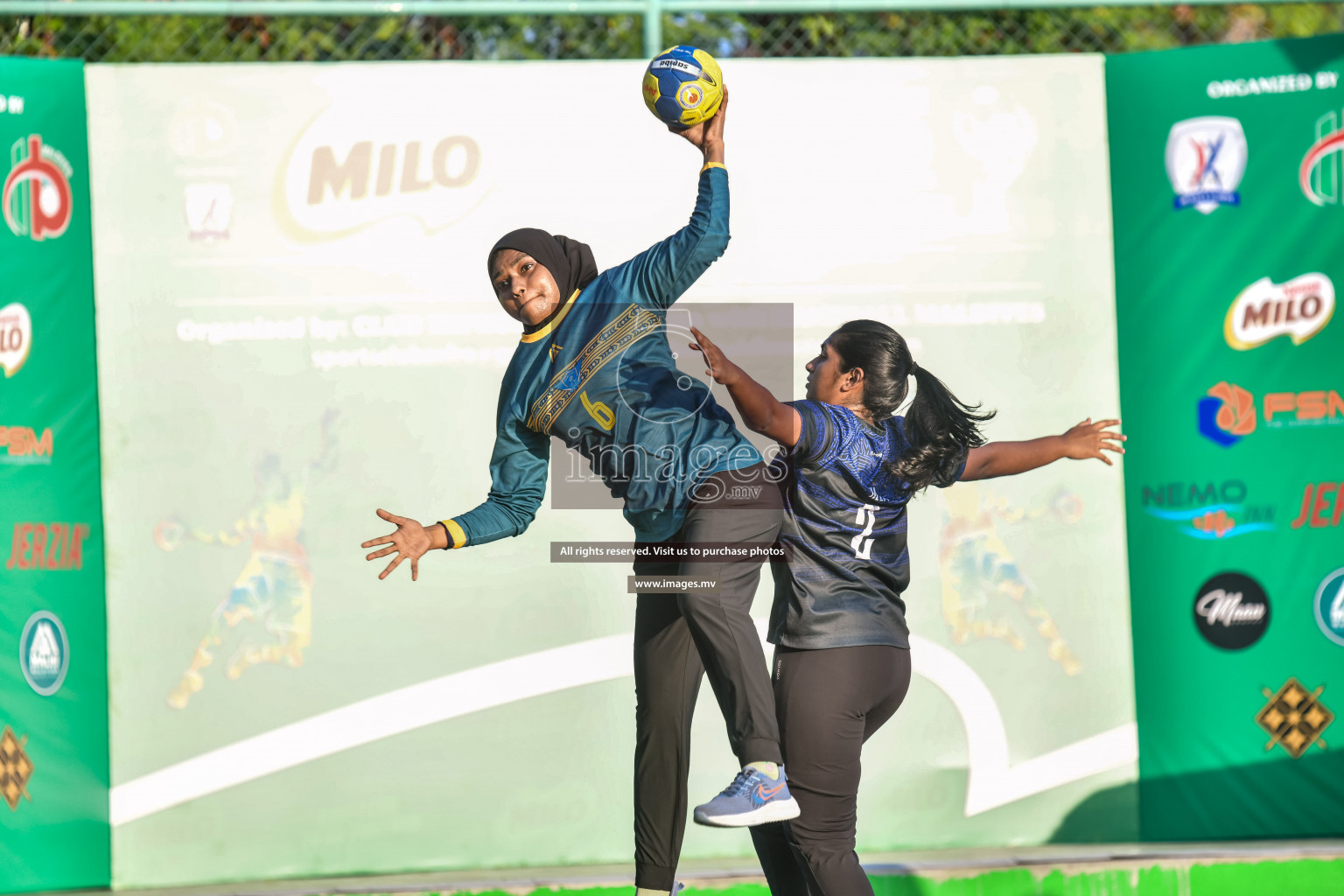 Day 6 of Milo 6th Inter Office Handball Tournament 2022 - Photos by Nausham Waheed