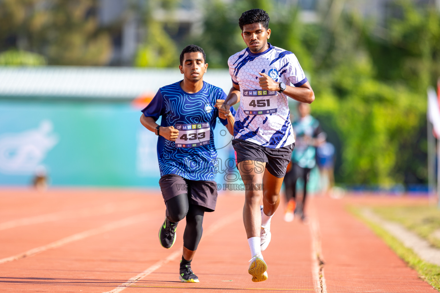 Day 4 of MWSC Interschool Athletics Championships 2024 held in Hulhumale Running Track, Hulhumale, Maldives on Tuesday, 12th November 2024. Photos by: Raaif Yoosuf / Images.mv