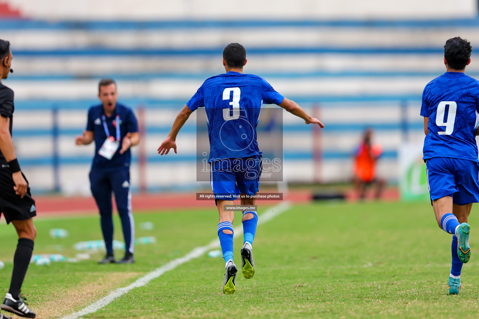 Kuwait vs Bangladesh in the Semi-final of SAFF Championship 2023 held in Sree Kanteerava Stadium, Bengaluru, India, on Saturday, 1st July 2023. Photos: Nausham Waheed, Hassan Simah / images.mv