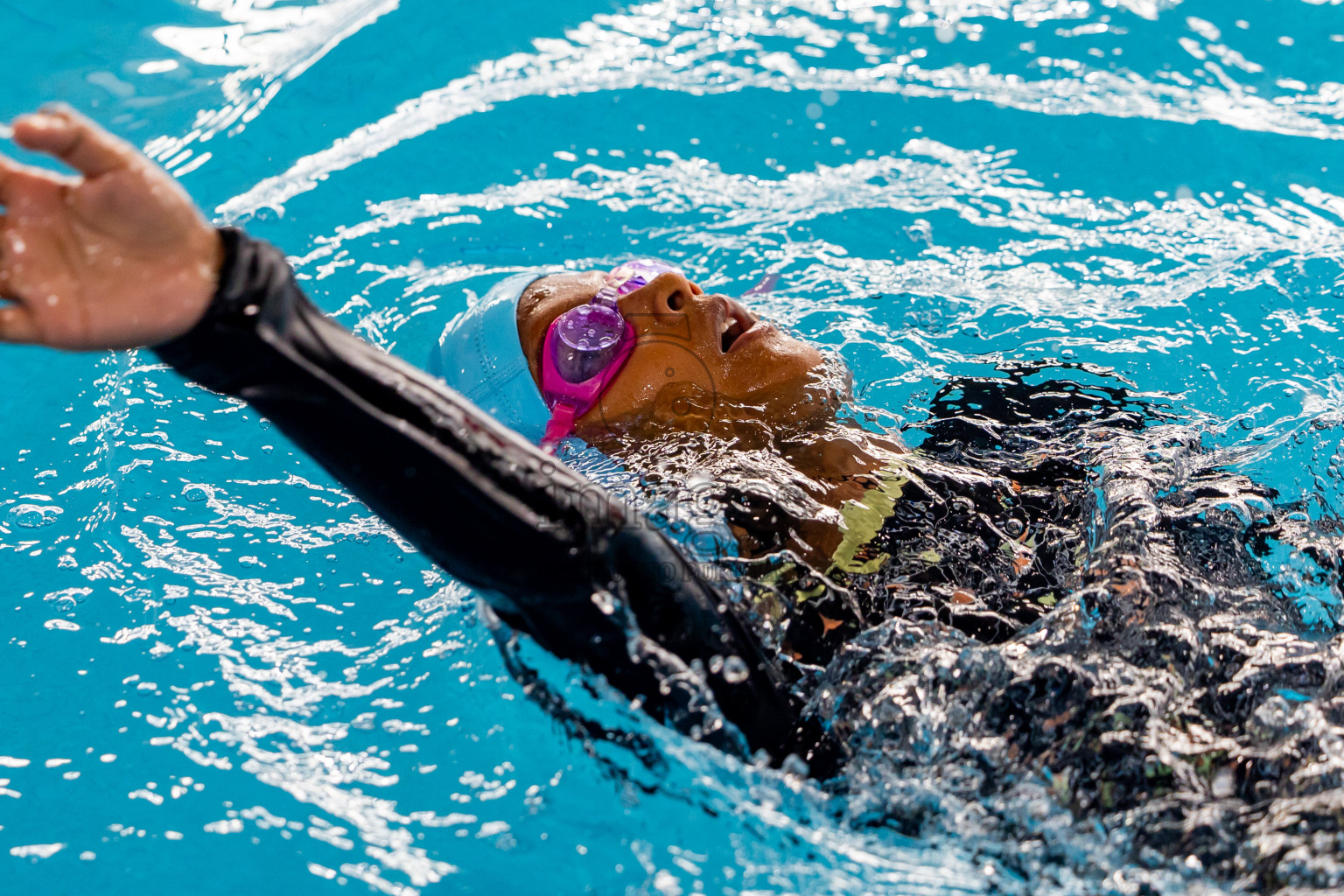 Day 3 of BML 5th National Swimming Kids Festival 2024 held in Hulhumale', Maldives on Wednesday, 20th November 2024. Photos: Nausham Waheed / images.mv