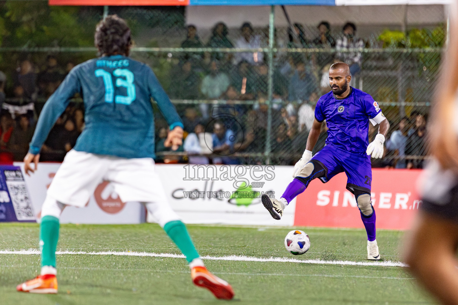 DSC vs MPL in Quarter Finals of Club Maldives Cup 2024 held in Rehendi Futsal Ground, Hulhumale', Maldives on Friday, 11th October 2024. 
Photos: Ismail Thoriq / images.mv