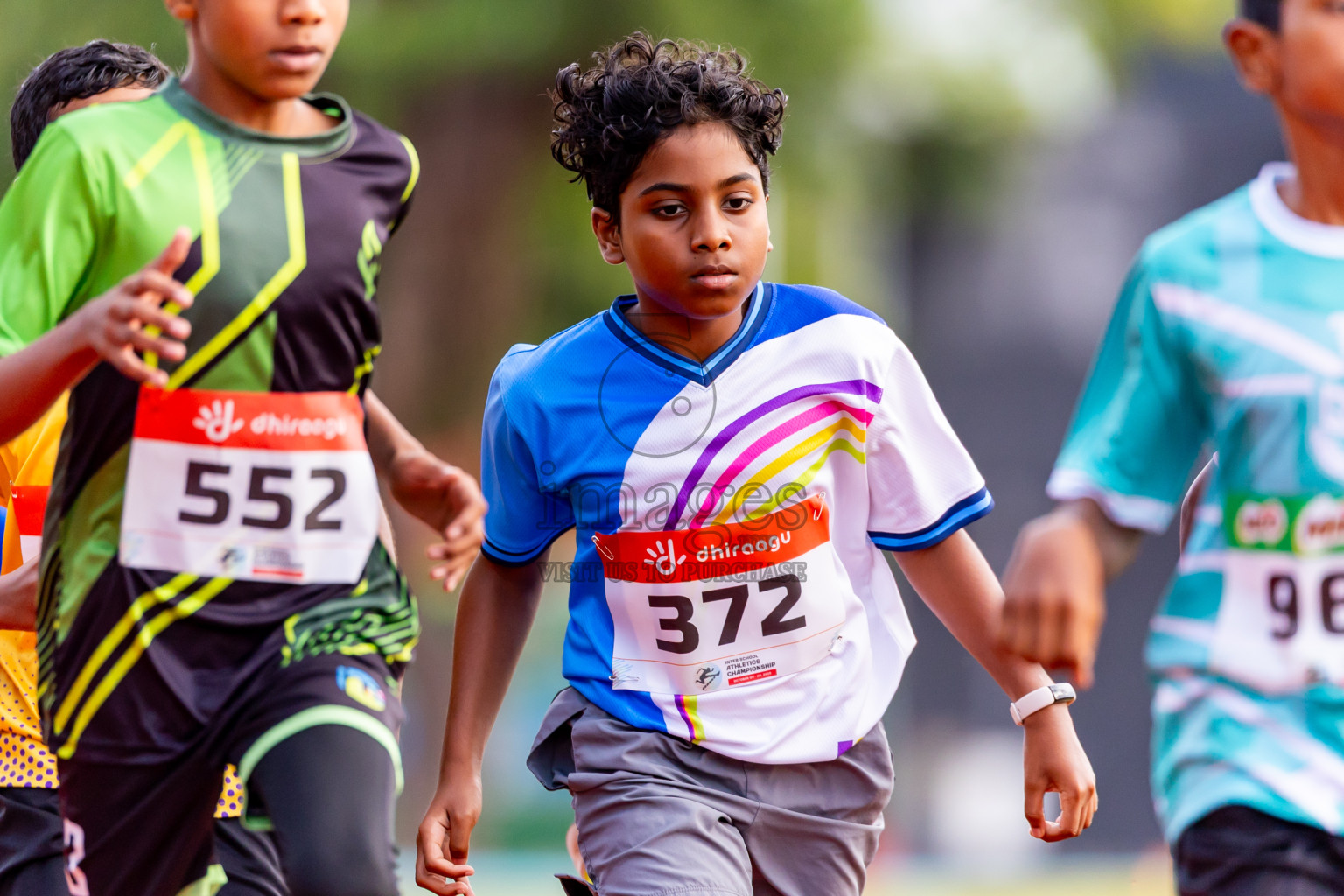 Day 5 of Inter-school Athletics Championship 2025 held in Ekuveni Synthetic Track, Male', Maldives on Saturday, 11th October 2025. Photos by: Nausham Waheed / Images.mv
