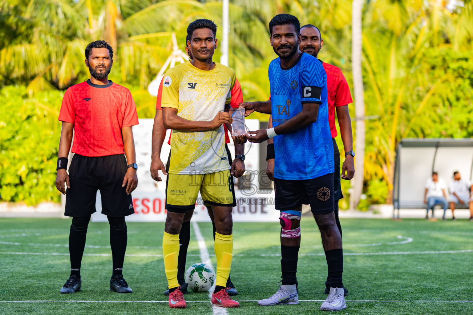 Jumeirah Olhahali vs Taj Maldives in Resort League 2025 (North Male Zone) day 5 was held on Sunday, 7th September 2025 in One And Only Reethi Rah Maldives Resort, Photos: Areef Adam / images.mv