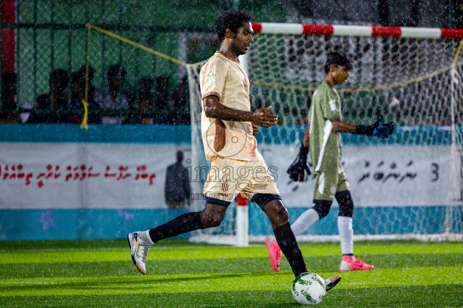 The Dee Ess Kay vs Dee Cee Jay Sc in Day 3 of Laamehi Dhiggaru Ekuveri Futsal Challenge 2025 was held on Saturday, 26th July 2025, at Dhiggaru Futsal Ground, Dhiggaru, Maldives Photos: Nausham Waheed / images.mv