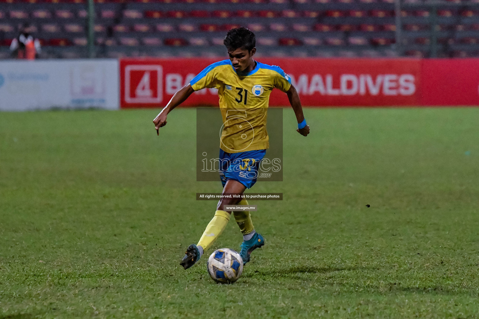 Club Valencia vs Super United sports in the FA Cup 2022 on 18th Aug 2022, held in National Football Stadium, Male', Maldives Photos: Nausham Waheed / Images.mv