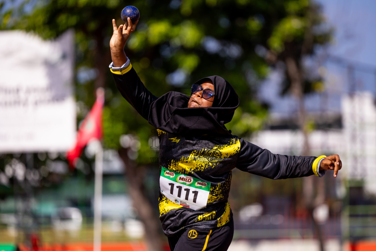 Day 3 of Inter-school Athletics Championship 2025 held in Ekuveni Synthetic Track, Male', Maldives on Wednesday, 08th October 2025. Photos by: Nausham Waheed / Images.mv