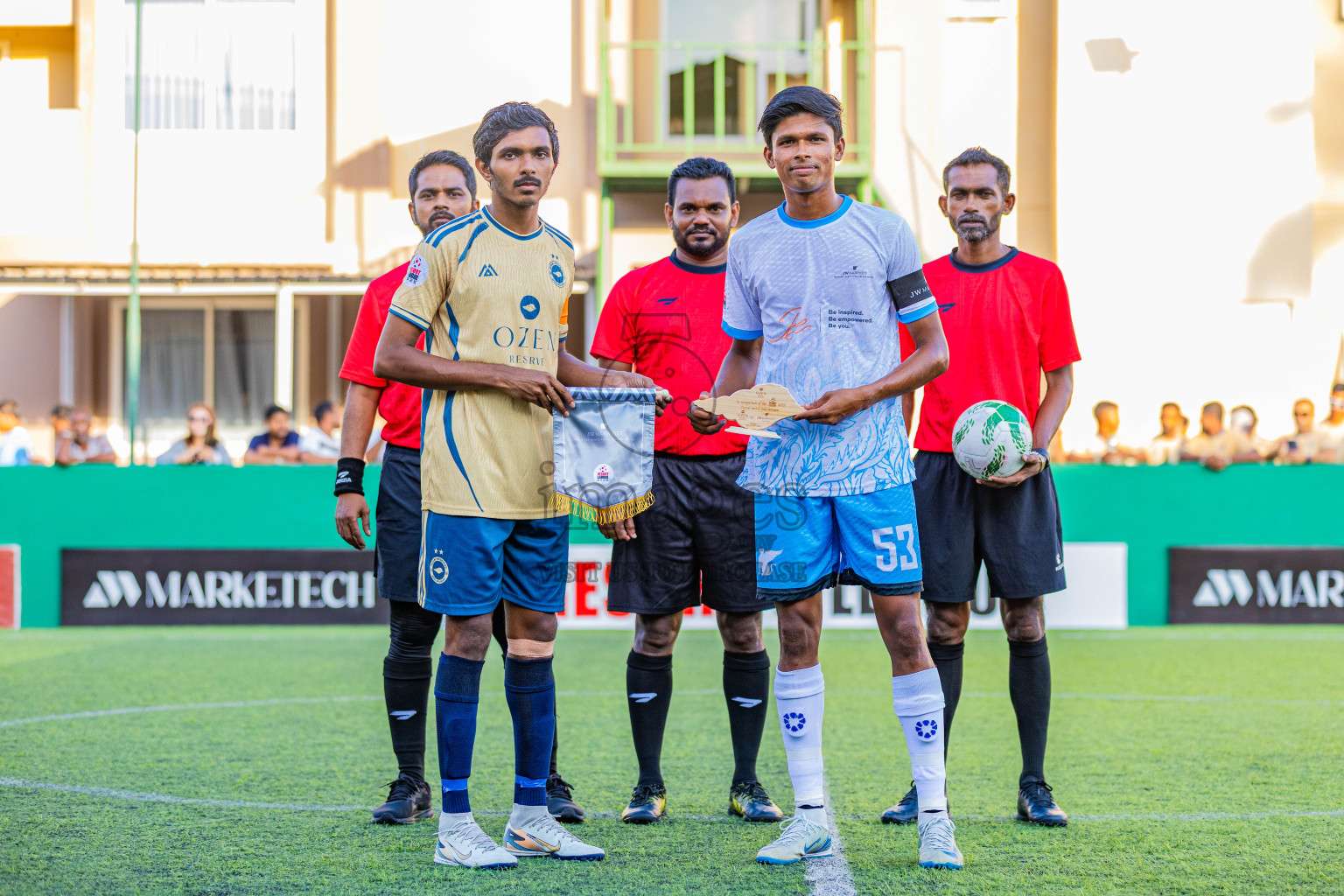 Ozen Bolifushi vs JW Marriott in Resort League 2025 (South Male Zone) day 9 was held on Monday, 6th October 2025 in Crossroads's Maldives, Photos: Areef Adam / images.mv