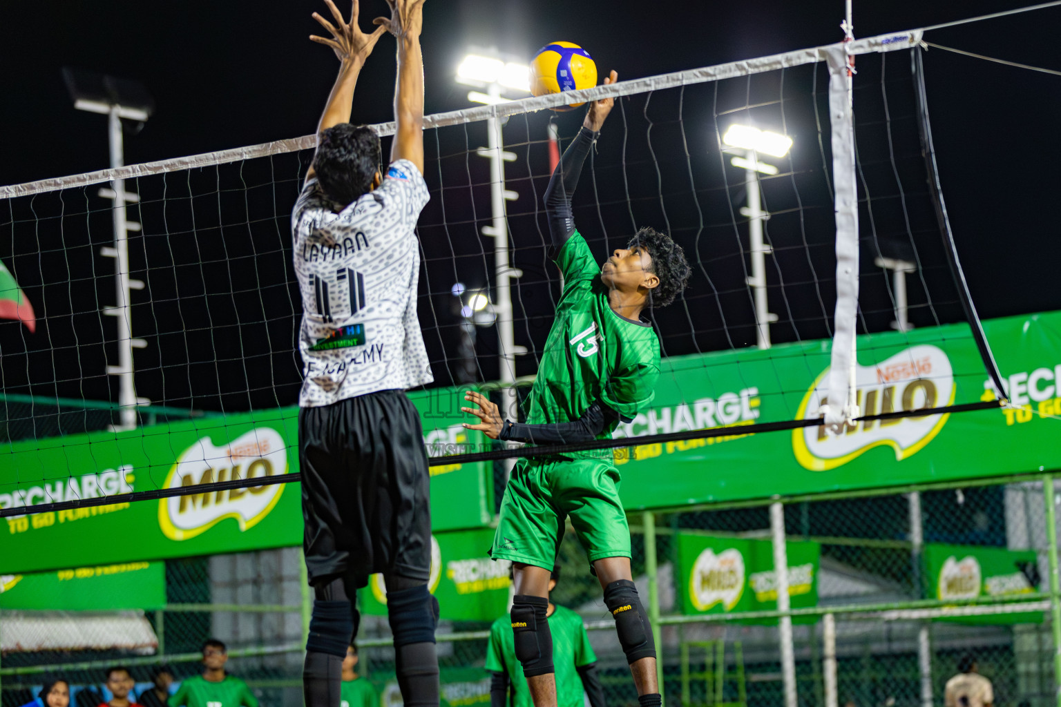 Semi Finals of Milo National Junior Volleyball Championship 2025 Day 5 was held on Thursday, 27th November 2025 at Ekuveni Turf Court Male', Maldives. Photos: Areef Adam / images.mv