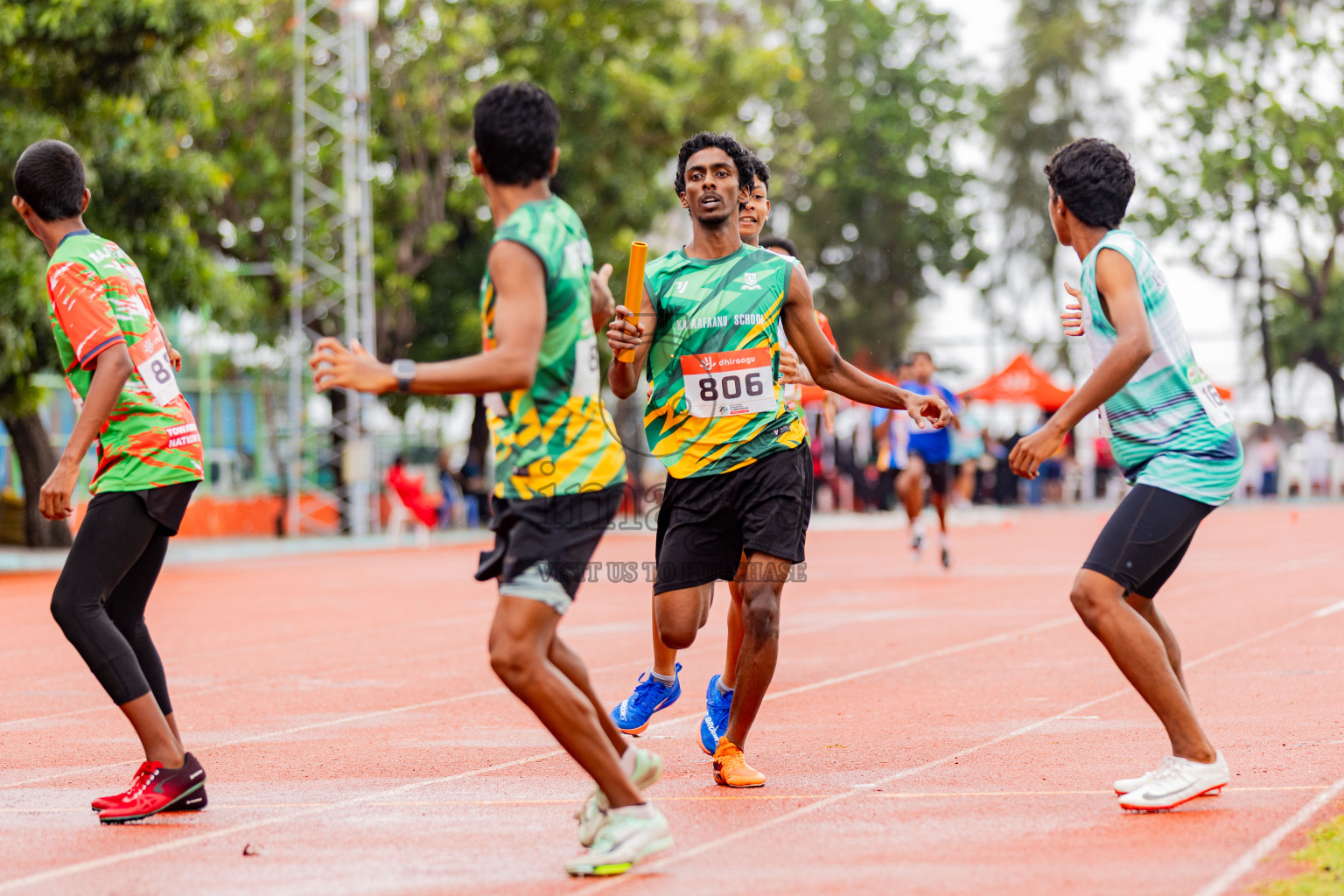 Day 6 of Inter-school Athletics Championship 2025 held in Ekuveni Synthetic Track, Male', Maldives on Sunday, 12th October 2025. Photos by: Areef Adam / Images.mv
