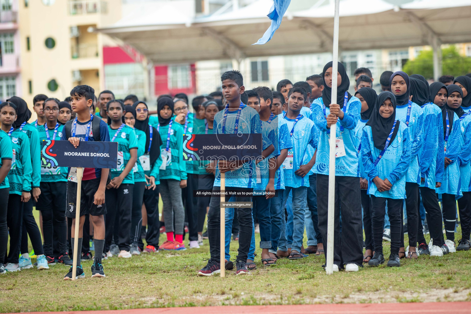 Day one of Inter School Athletics Championship 2023 was held at Hulhumale' Running Track at Hulhumale', Maldives on Saturday, 14th May 2023. Photos: Nausham Waheed / images.mv