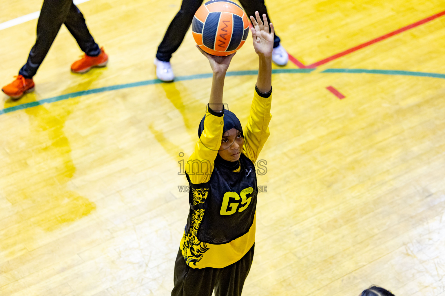 Day 4 of 25th Inter-School Netball Tournament was held in Social Center at Male', Maldives on Monday, 12th August 2024. Photos: Nausham Waheed / images.mvbv c