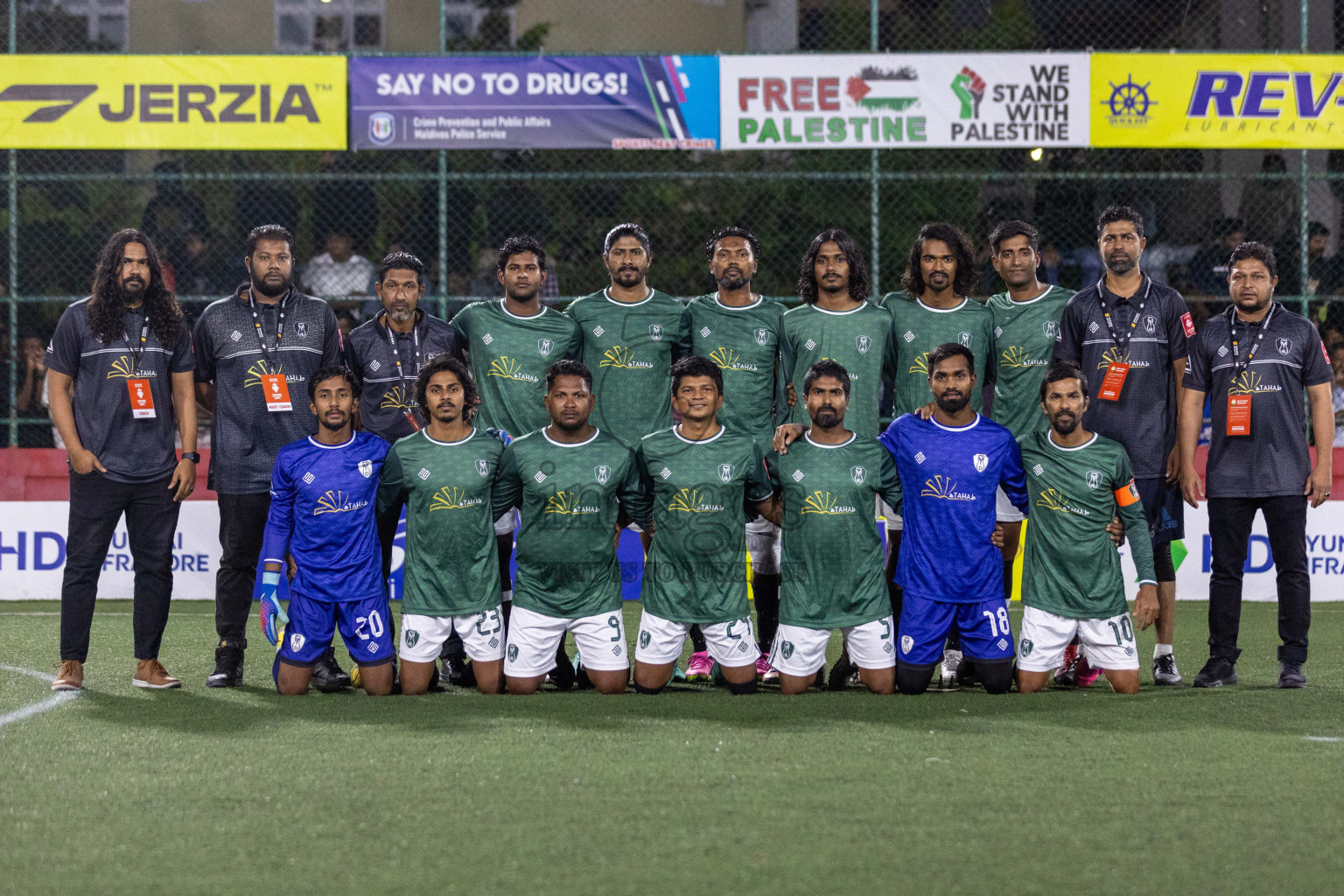 N.Holhudhoo VS N.Miladhoo in Day 11 of Golden Futsal Challenge 2024 was held on Thursday, 25th January 2024, in Hulhumale', Maldives Photos: Nausham Waheed / images.mv