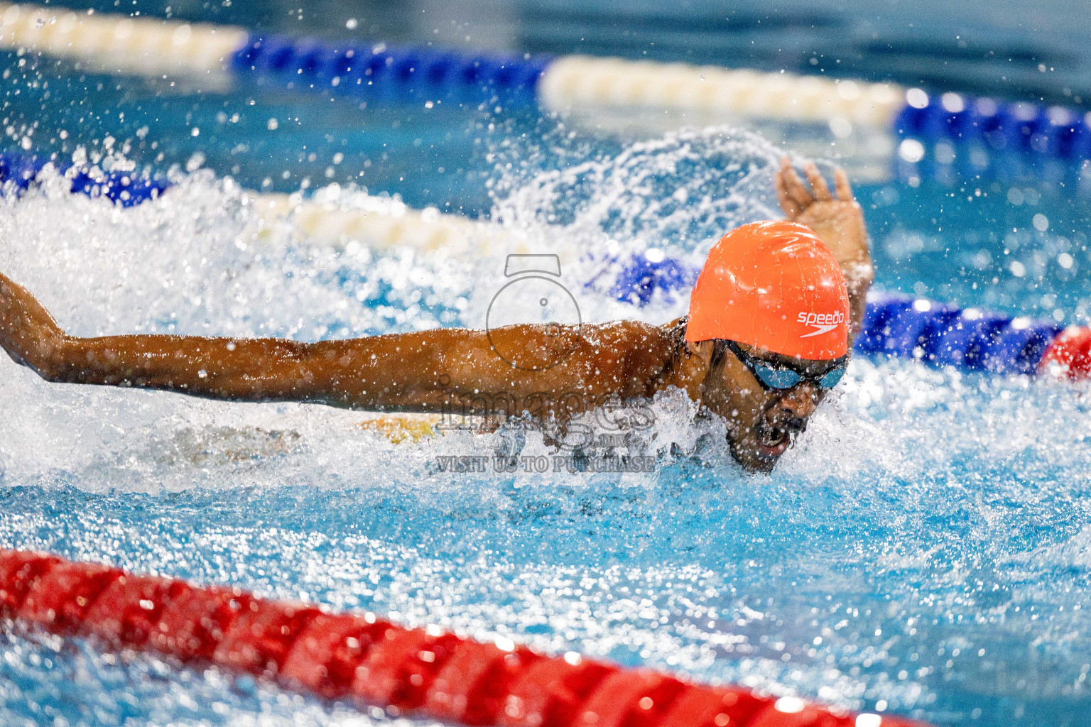 Day 5 of National Swimming Competition 2024 held in Hulhumale', Maldives on Tuesday, 17th December 2024. Photos: Hassan Simah / images.mv