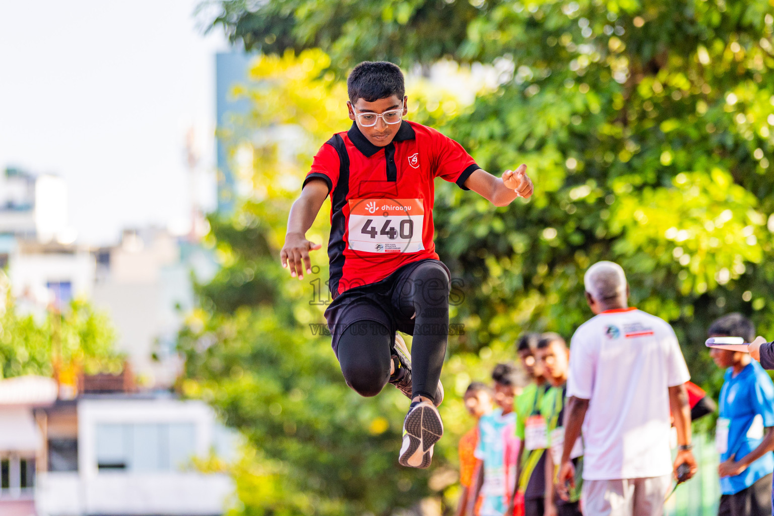 Day 3 of Inter-school Athletics Championship 2025 held in Ekuveni Synthetic Track, Male', Maldives on Wednesday, 08th October 2025. Photos by: Areef Adam / Images.mv
