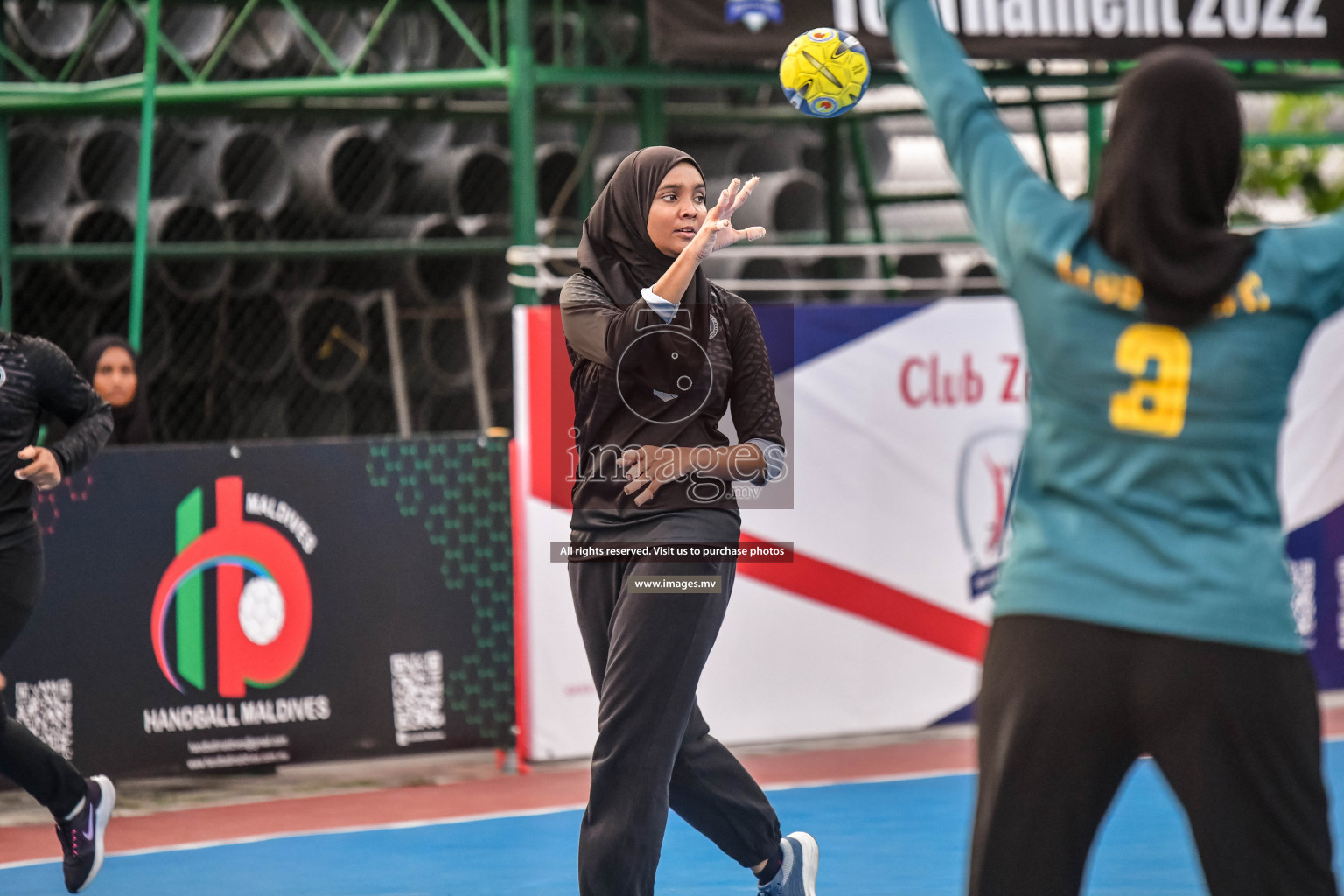 Day 10 of Milo 6th Inter Office Handball Tournament 2022 - Photos by Nausham Waheed