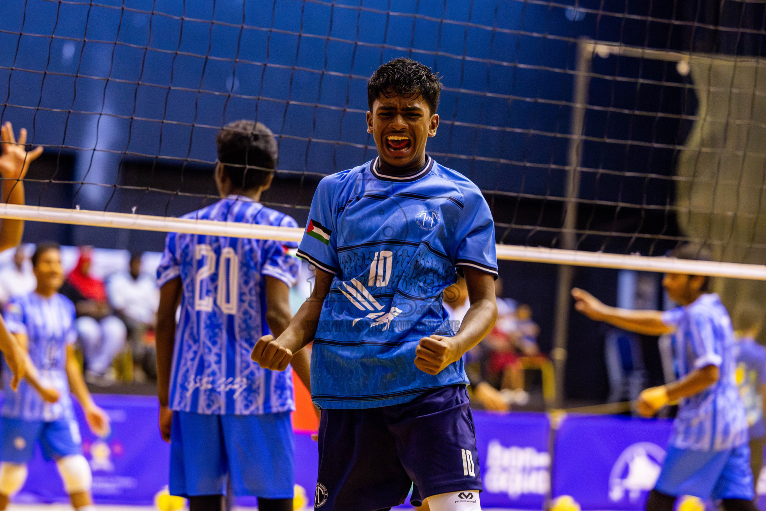 Finals of Interschool Volleyball Tournament 2024 was held in Social Center at Male', Maldives on Friday, 6th December 2024. Photos: Nausham Waheed / images.mv