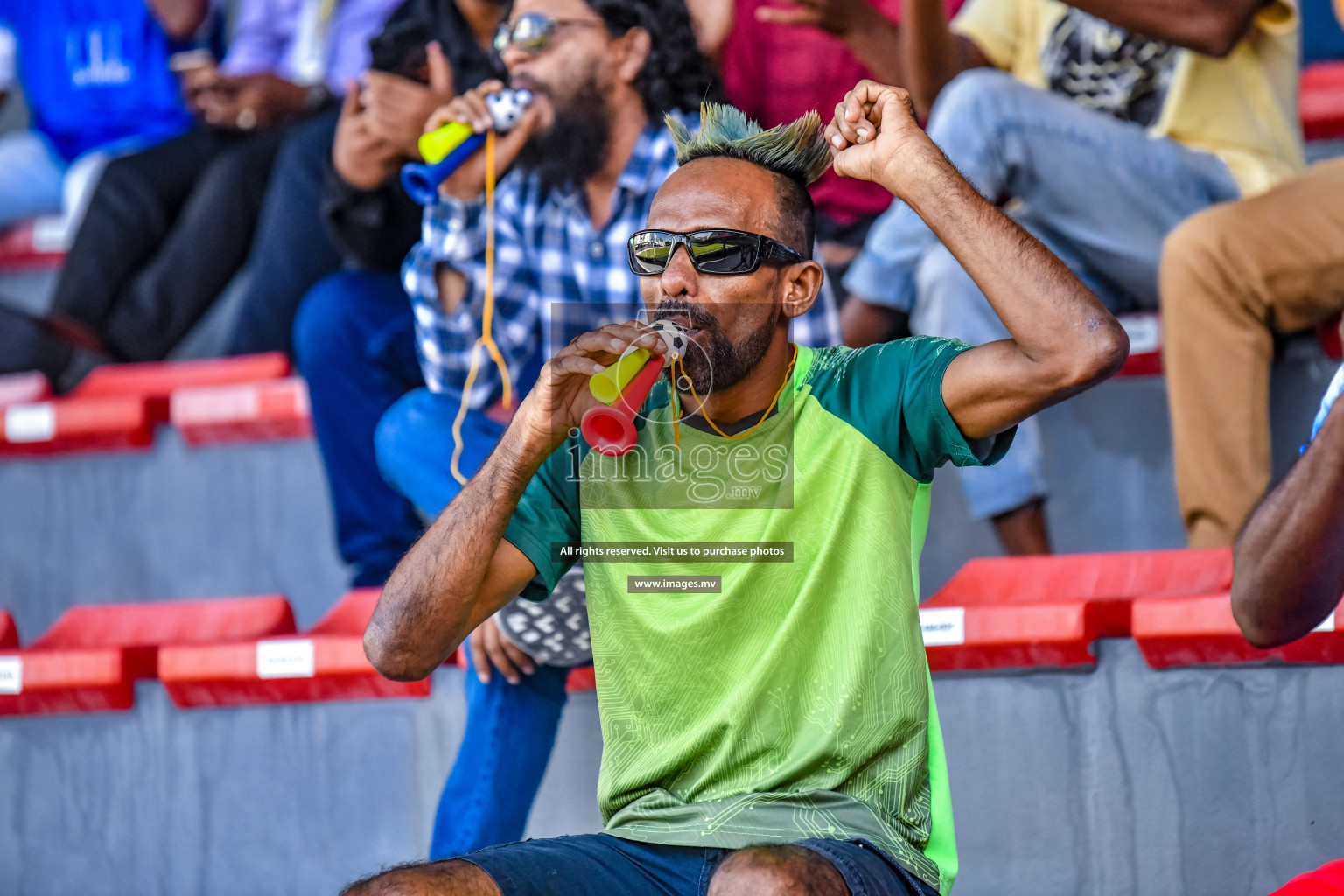 Buru Sports Club vs New Radiant Sports Club in the 2nd Division 2022 on 14th Aug 2022, held in National Football Stadium, Male', Maldives Photos: Nausham Waheed / Images.mv