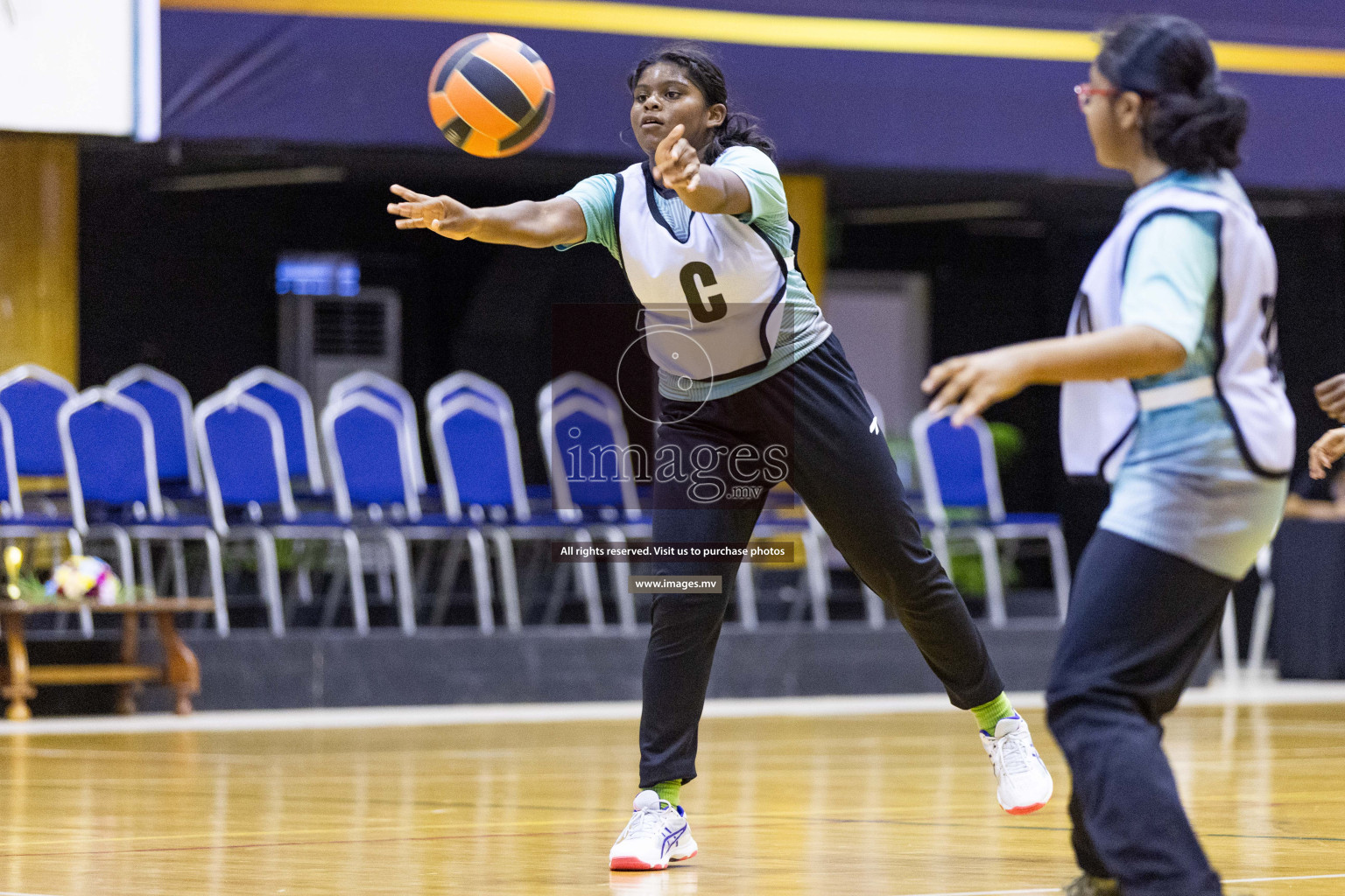 Day5 of 24th Interschool Netball Tournament 2023 was held in Social Center, Male', Maldives on 31st October 2023. Photos: Nausham Waheed / images.mv