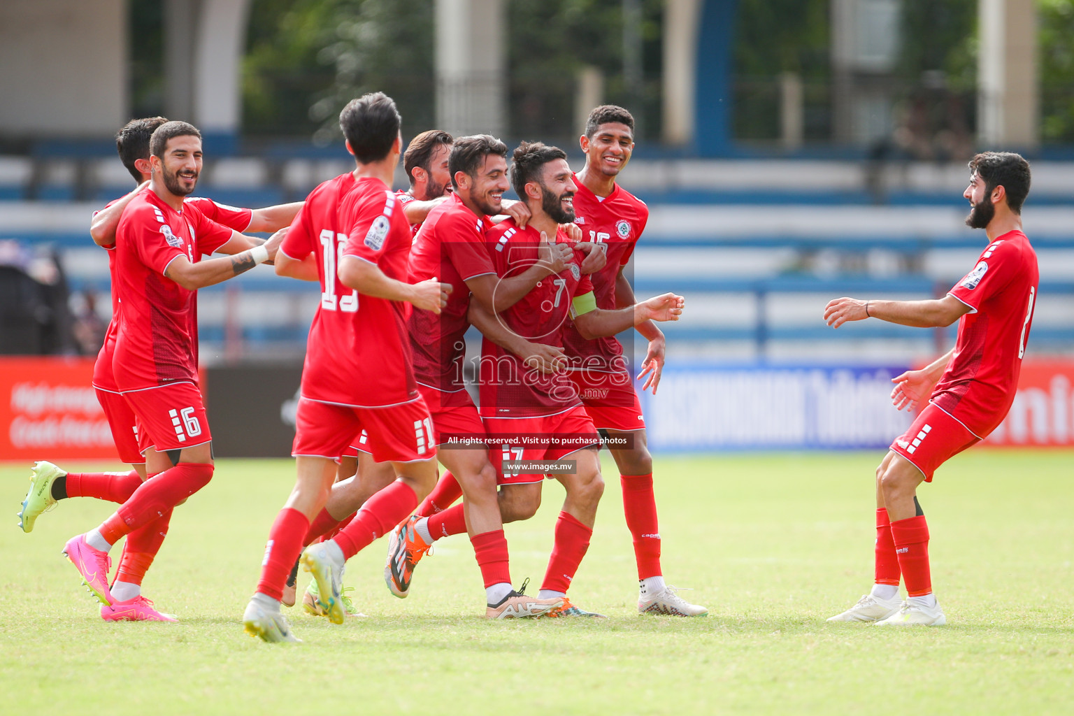 Lebanon vs Maldives in SAFF Championship 2023 held in Sree Kanteerava Stadium, Bengaluru, India, on Tuesday, 28th June 2023. Photos: Nausham Waheed, Hassan Simah / images.mv