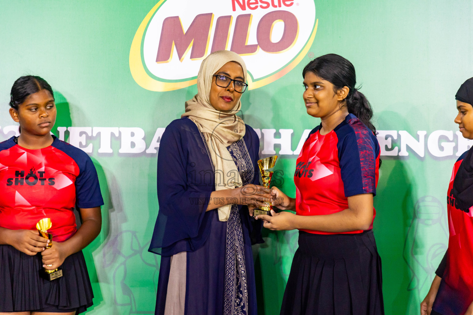 Final of MILO 3x3 Netball Challenge 2024 was held in Ekuveni Netball Court at Male', Maldives on Thursday, 20th March 2024. Photos: Nausham Waheed / images.mv