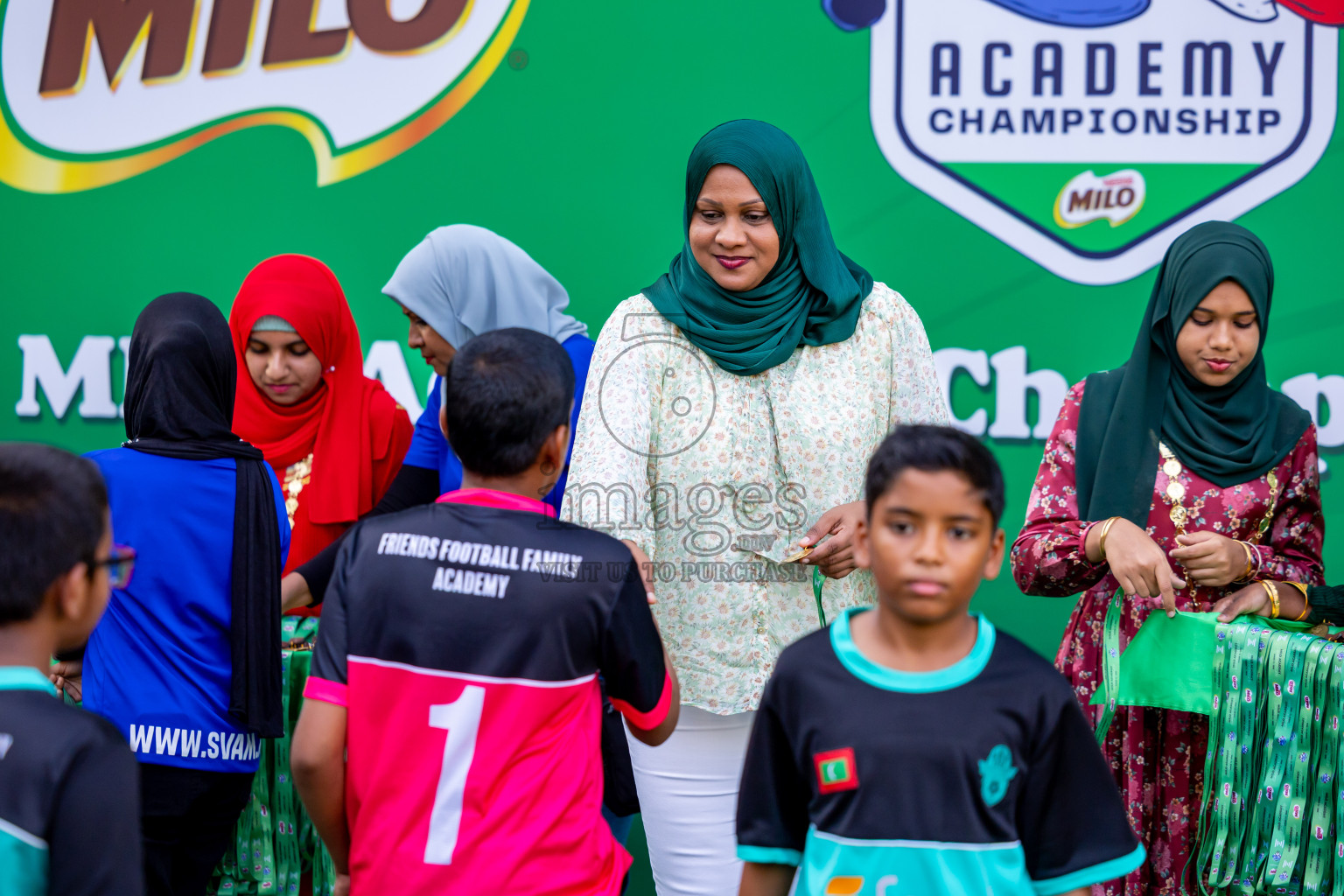 Day 3 of MILO Academy Championship 2025 (U-12) was held at Henveiru Stadium in Male', Maldives on Saturday, 3rd May 2025. Photos: Nausham Waheed / images.mv