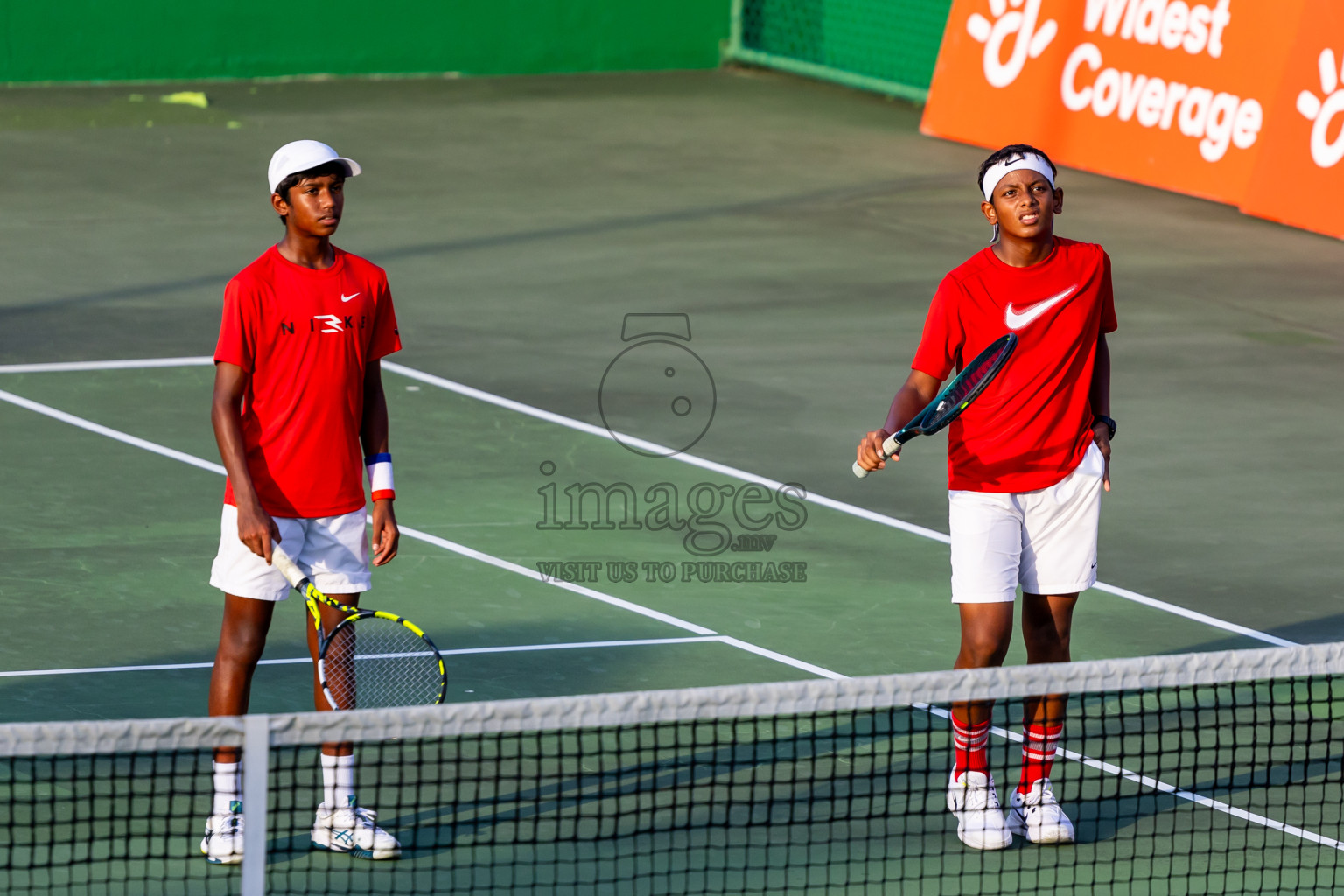 Day 2 of ATF Maldives Junior Open Tennis was held in Male' Tennis Court, Male', Maldives on Tuesday, 10th December 2024. Photos: Nausham Waheed / images.mv